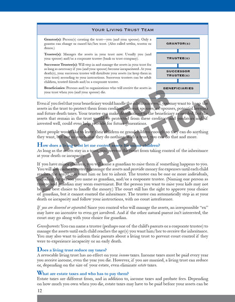 Understanding Estate Planning & Living Trusts Booklet