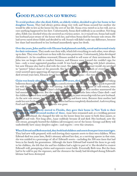 Understanding Estate Planning & Living Trusts Booklet